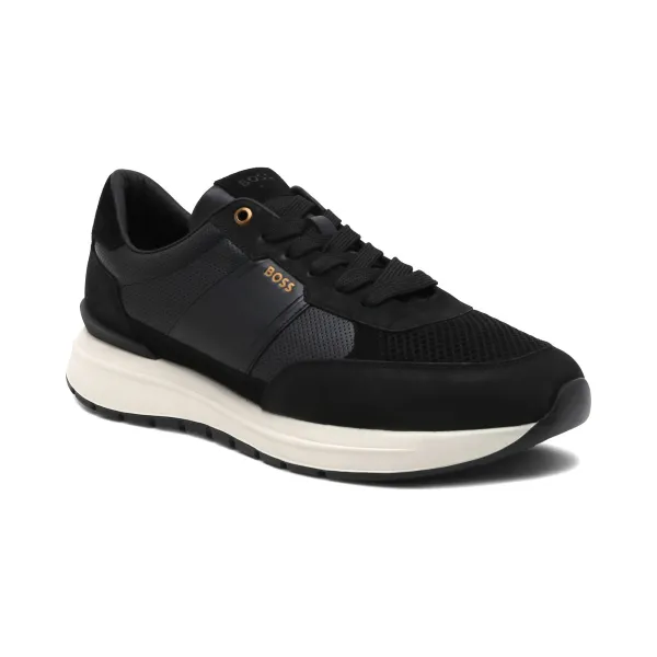 Кожаные кроссовки jace_runn_lmme Boss, черный
Кожаные кроссовки jace_runn_lmme Boss, черный