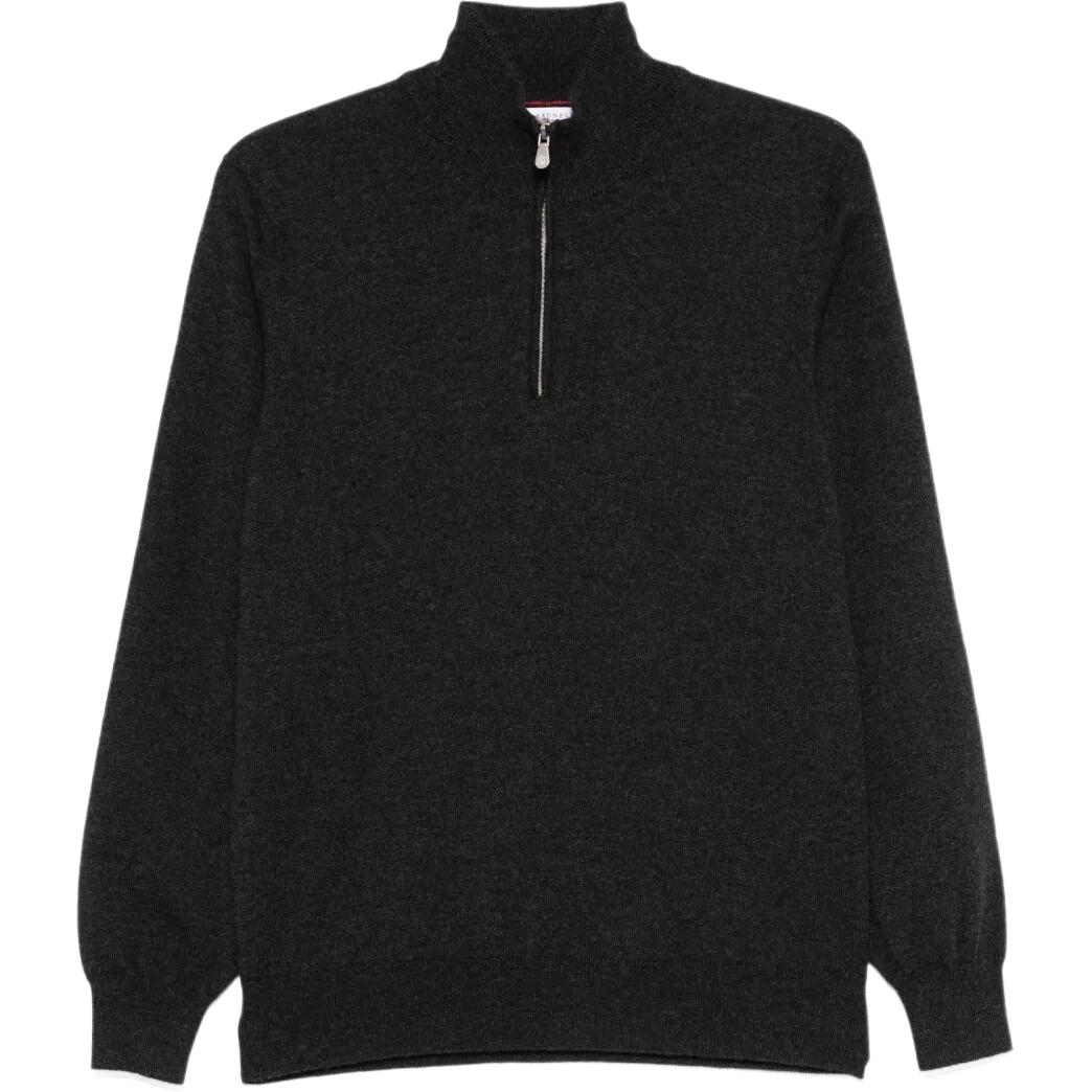 Funnel Neck Knitted Polo Shirt Brunello Cucinelli, серый
Funnel Neck Knitted Polo Shirt Brunello Cucinelli, серый