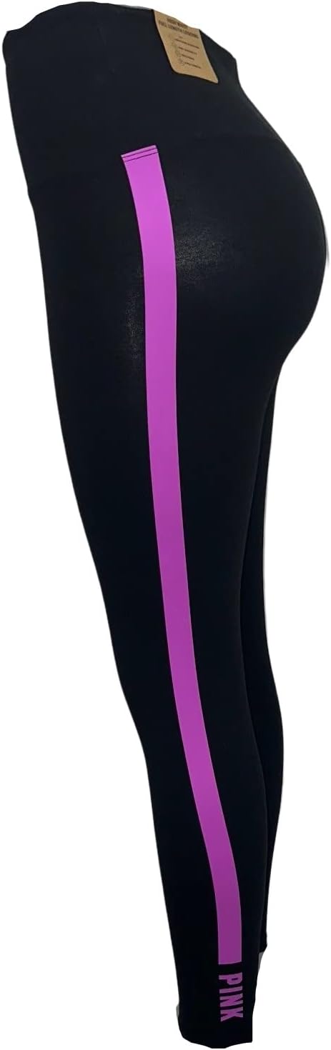 Victoria's Secret Pink Active High Waist Полноразмерные леггинсы из хлопка Palm Цвет Pure Black/Dark Gray New, Black/Purple
Victoria's Secret Pink Active High Waist Полноразмерные леггинсы из хлопка Palm Цвет Pure Black/Dark Gray New, Black/Purple