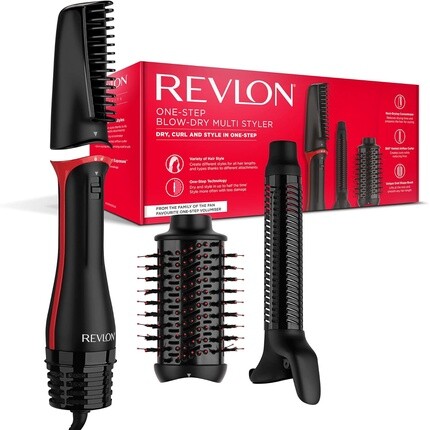 Одношаговый фен и мультистайлер Revlon Инструмент 3-в-1 со съемной щипцами для завивки головы Фен Стайлер RVDR5333 Черный мультистайлер
Одношаговый фен и мультистайлер Revlon Инструмент 3-в-1 со съемной щипцами для завивки головы Фен Стайлер RVDR5333 Черный мультистайлер