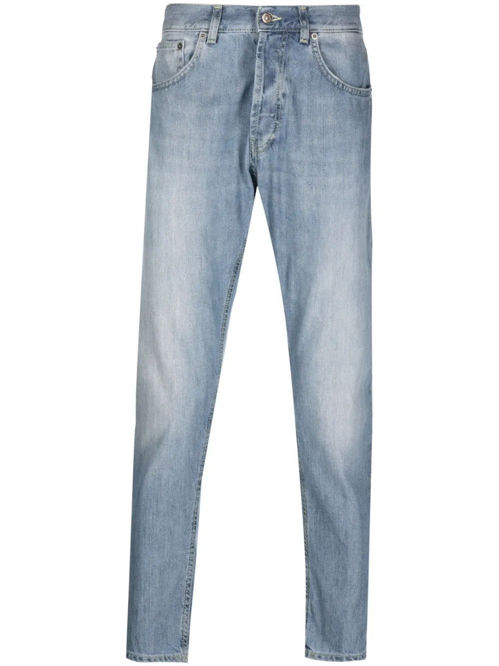 Зауженные джинсы с эффектом потертости DONDUP, синий
Зауженные джинсы с эффектом потертости DONDUP, синий