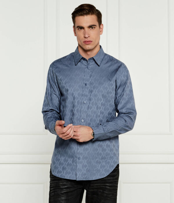 Рубашка мужская Armani Exchange с узором, синий
Рубашка мужская Armani Exchange с узором, синий