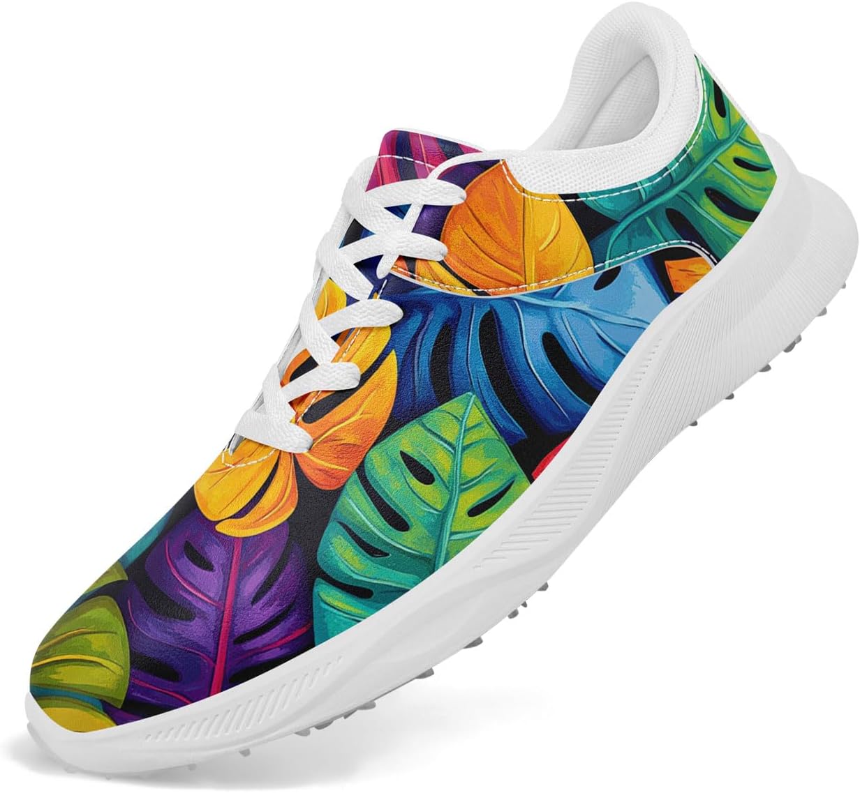 Разноцветные женские гольф-кроссовки без шипов, дышащие кроссовки для гольфа с тропическим цветочным принтом, спортивная обувь, модная обувь Onegam
Разноцветные женские гольф-кроссовки без шипов, дышащие кроссовки для гольфа с тропическим цветочным принтом, спортивная обувь, модная обувь Onegam