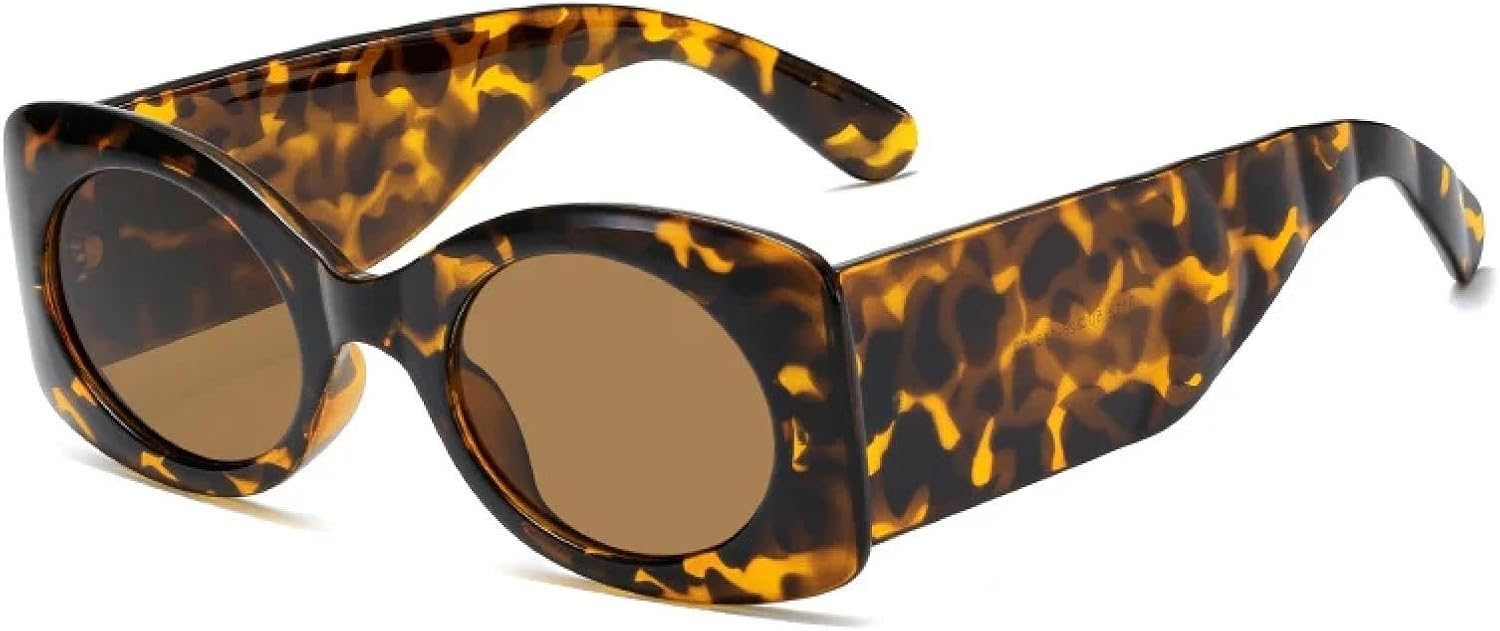 Модные солнцезащитные очки премиум-класса овальной формы с широкими дужками для мужчин и женщин, в стиле панк, для активного отдыха и вождения, с защитой от УФ-излучения UV400 TKKTLLT, Leopard Tea
Модные солнцезащитные очки премиум-класса овальной формы с широкими дужками для мужчин и женщин, в стиле панк, для активного отдыха и вождения, с защитой от УФ-излучения UV400 TKKTLLT, Leopard Tea