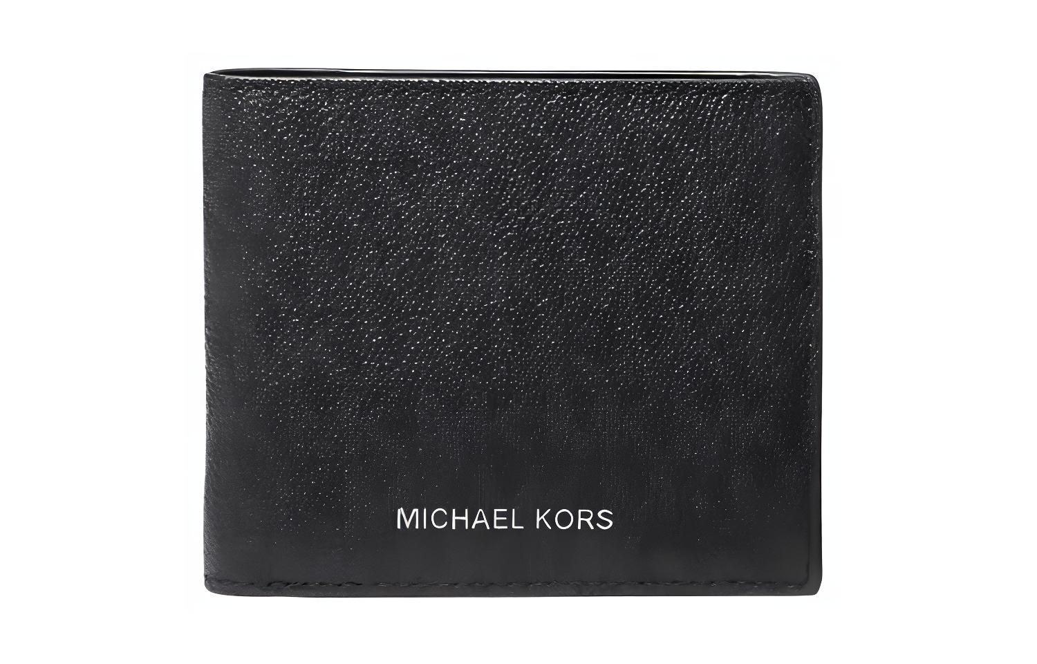 MICHAEL KORS Кожаный кошелек для мужчин черный 
MICHAEL KORS Кожаный кошелек для мужчин черный