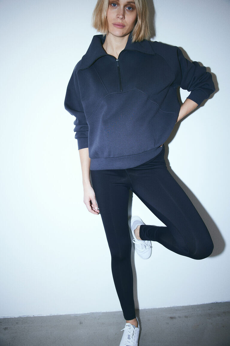 Спортивные колготки «до и после» H&M, черный
Спортивные колготки «до и после» H&M, черный