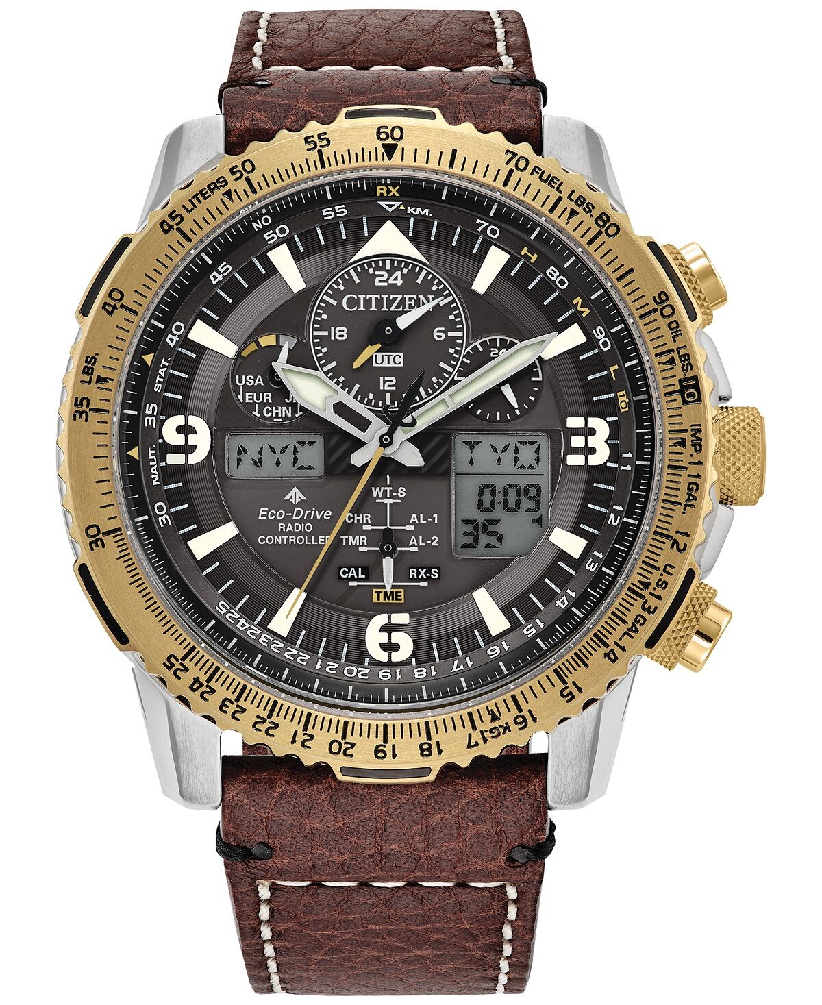 Мужские часы Eco-Drive Promaster Skyhawk с хронографом на коричневом кожаном ремешке, 45 мм Citizen
Мужские часы Eco-Drive Promaster Skyhawk с хронографом на коричневом кожаном ремешке, 45 мм Citizen