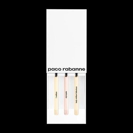 Парфюмированная вода Discovery Подарочный набор для нее 3 x 4 мл Paco Rabanne
Парфюмированная вода Discovery Подарочный набор для нее 3 x 4 мл Paco Rabanne