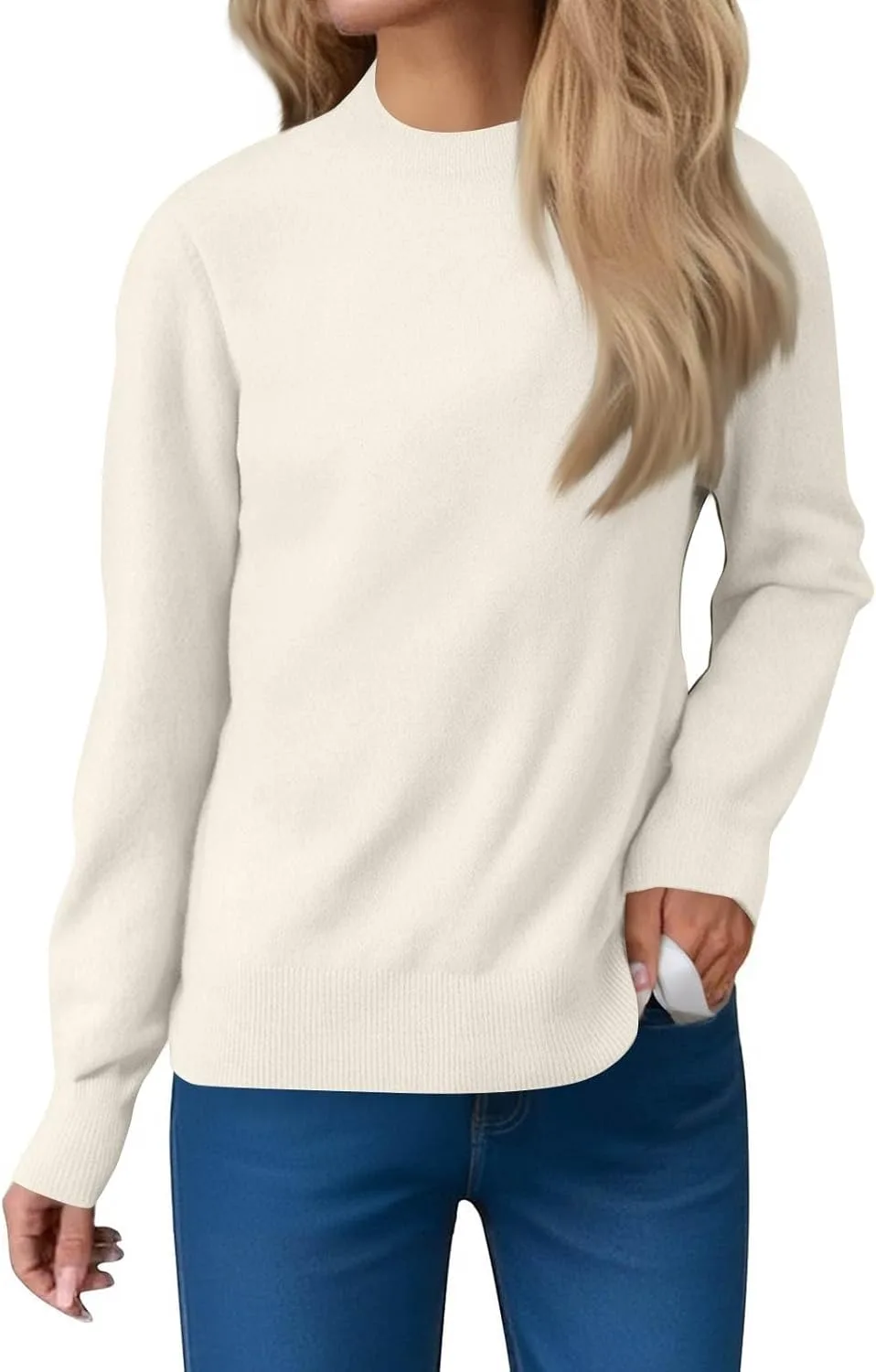 Свитер из кашемира для женщин с воротником-стойкой AMXYFBK
Свитер из кашемира для женщин с воротником-стойкой AMXYFBK