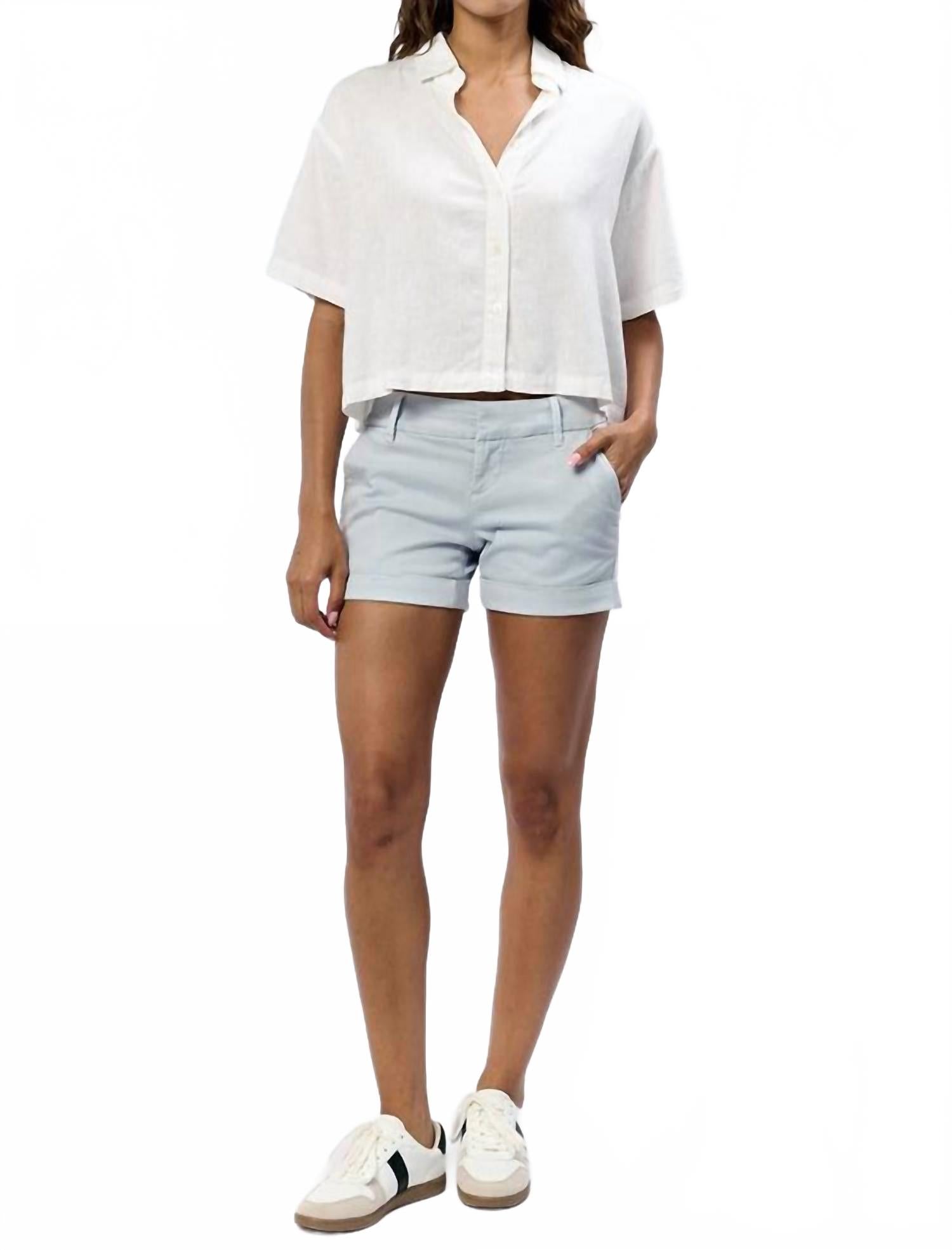 Хэмптон Шорты с подвернутым краем в цвете Скайуэй DEAR JOHN DENIM, Skyway
Хэмптон Шорты с подвернутым краем в цвете Скайуэй DEAR JOHN DENIM, Skyway