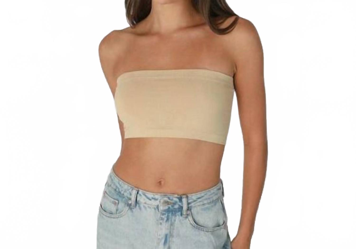 Трубчатый топ-бра бандо в бежевом цвете Nikibiki
Трубчатый топ-бра бандо в бежевом цвете Nikibiki