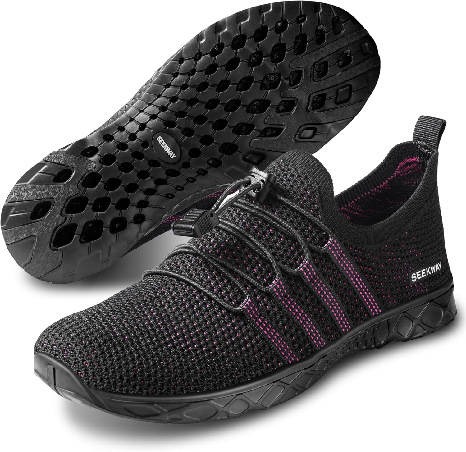 Мужские и женские водные кроссовки, быстросохнущие акваобувь, босоножки для пляжа, серфинга, походов, бассейна и водных видов спорта Seekway, черный/фиолетовый
Мужские и женские водные кроссовки, быстросохнущие акваобувь, босоножки для пляжа, серфинга, походов, бассейна и водных видов спорта Seekway, черный/фиолетовый