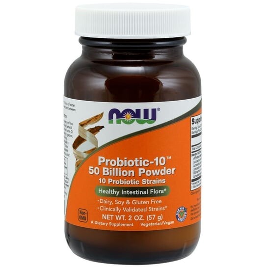 Now Foods, Probiotic-10 50 миллиардов порошков 10 пробиотических штаммов 57 г
Now Foods, Probiotic-10 50 миллиардов порошков 10 пробиотических штаммов 57 г
