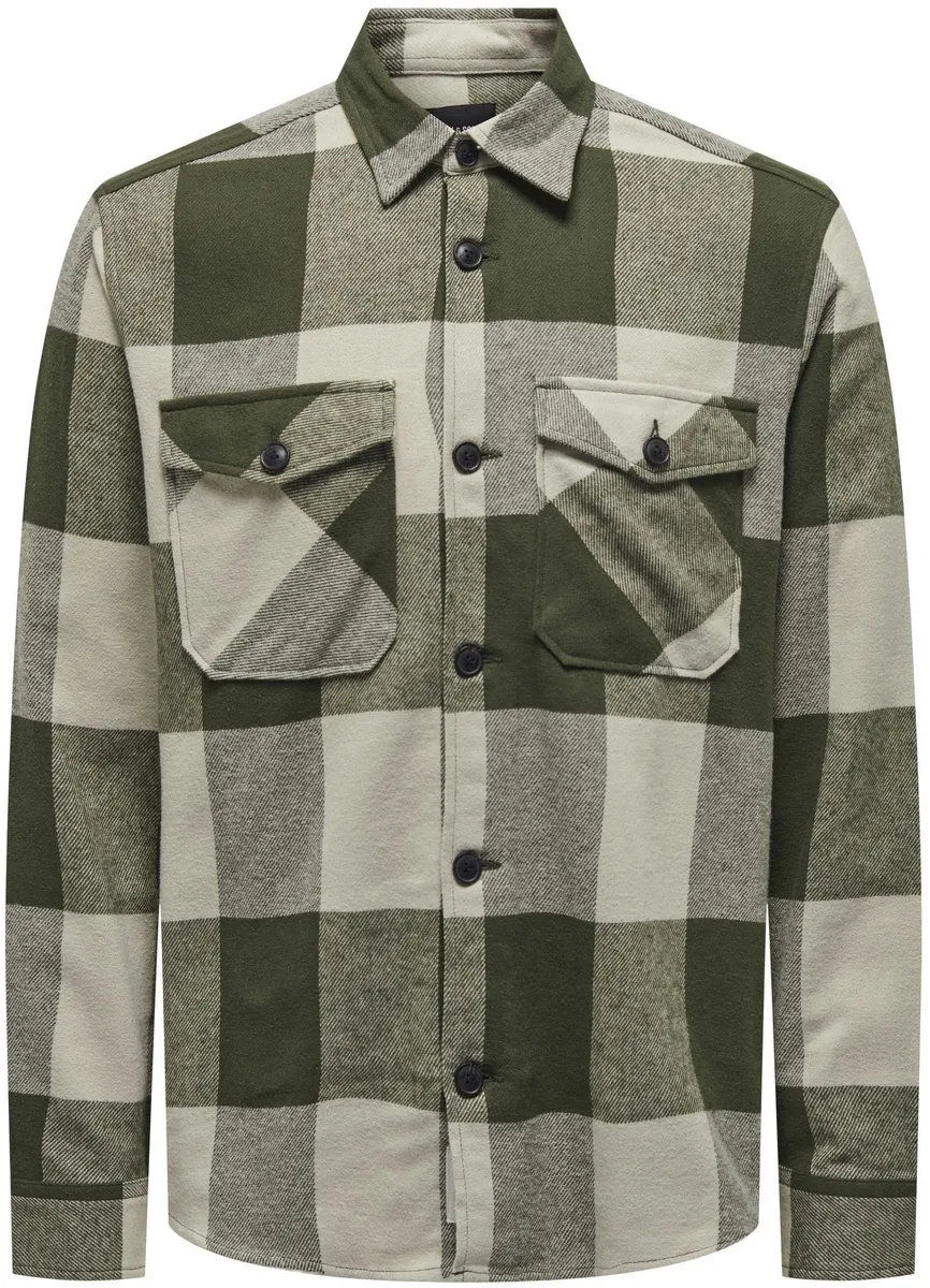 Рубашка с длинными рукавами ONLY & SONS "ONSMILO LS CHECK OVERSHIRT NOOS", цвет Forest Night
Рубашка с длинными рукавами ONLY & SONS "ONSMILO LS CHECK OVERSHIRT NOOS", цвет Forest Night
