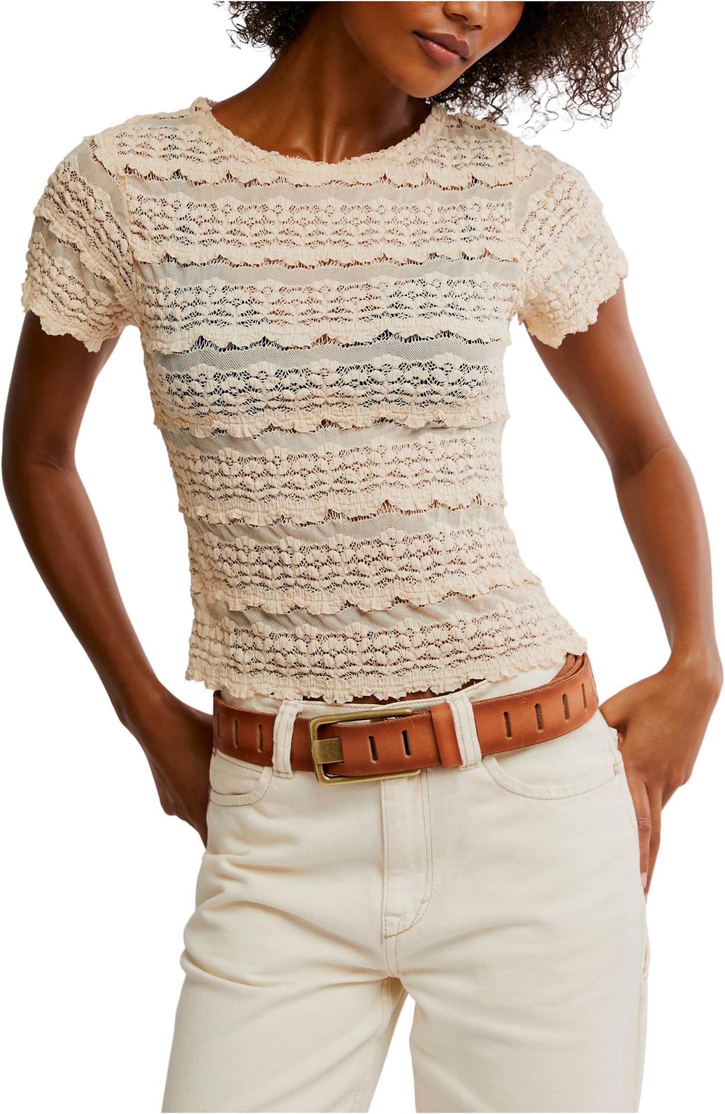Футболка Free People Angelina Lace Tee, Tea(1108)
Футболка Free People Angelina Lace Tee, Tea(1108)