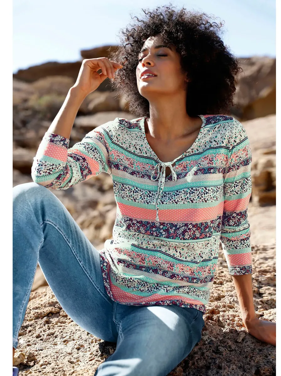 Рубашка с круглым вырезом Вдохновение "Рубашка" Inspirationen, коралловый
Рубашка с круглым вырезом Вдохновение "Рубашка" Inspirationen, коралловый