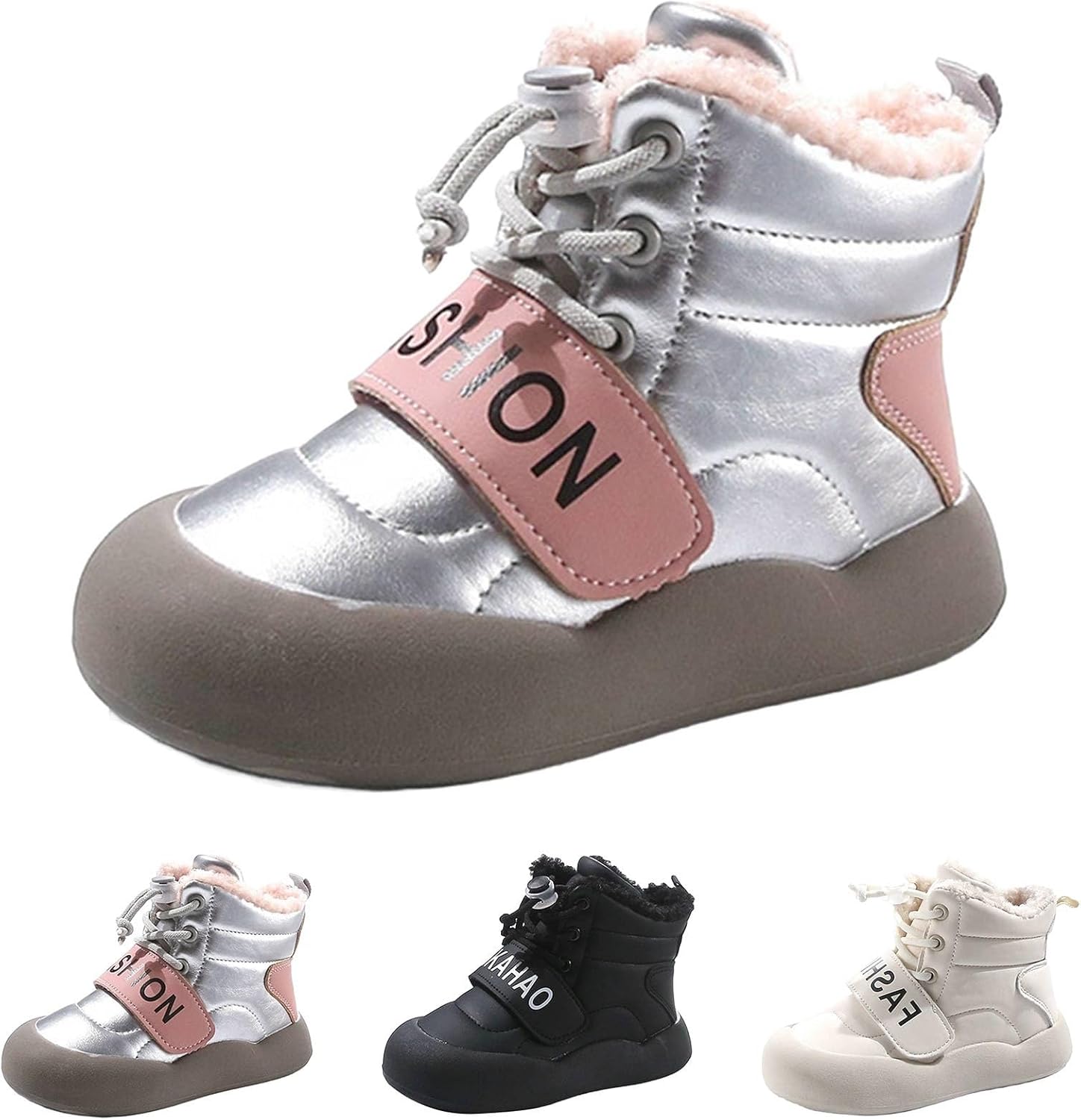 Детские легкие ботинки CsgrFagr до щиколотки, теплые плоские ботиночки, легкие ботинки с нескользящей резиновой подошвой, обувь для улицы на осень и зиму, White #1
Детские легкие ботинки CsgrFagr до щиколотки, теплые плоские ботиночки, легкие ботинки с нескользящей резиновой подошвой, обувь для улицы на осень и зиму, White #1