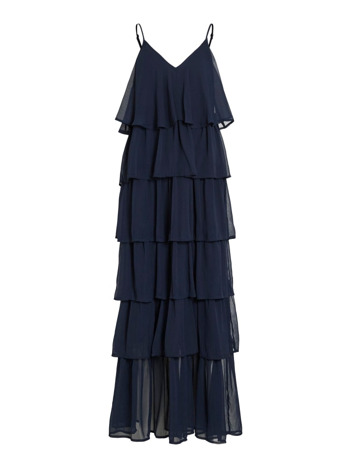 Длинное платье Vila, темно-синий 
Длинное платье Vila, темно-синий