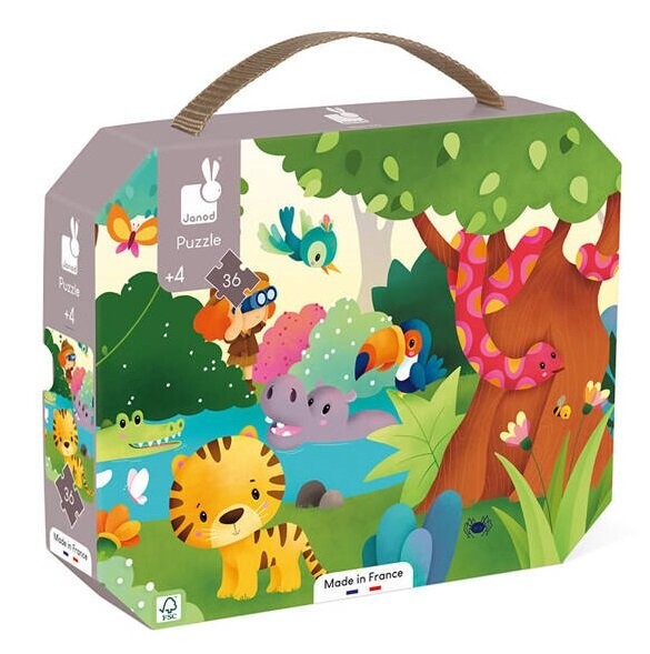 Пазл Панорамный в чемодане Дикие животные 36 деталей J02543 Janod
Пазл Панорамный в чемодане Дикие животные 36 деталей J02543 Janod