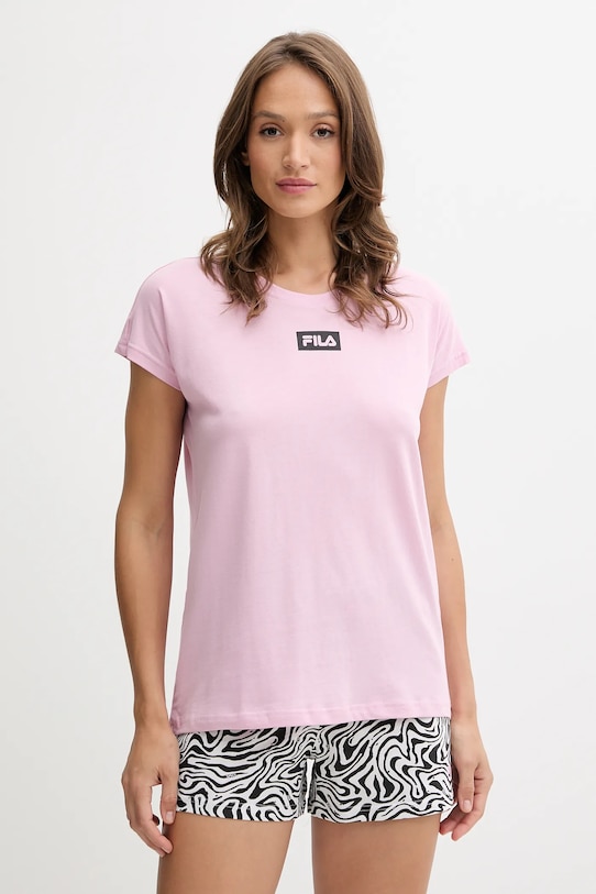 Хлопковая пижама Fila, розовый
Хлопковая пижама Fila, розовый