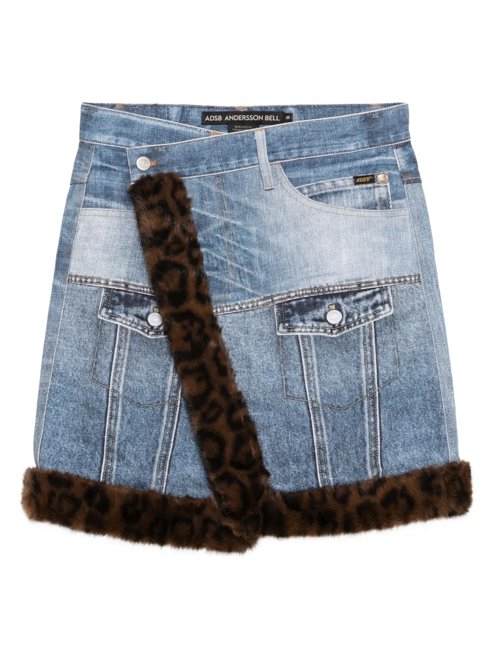 Джинсовая юбка с мехом Andersson Bell, синий
Джинсовая юбка с мехом Andersson Bell, синий