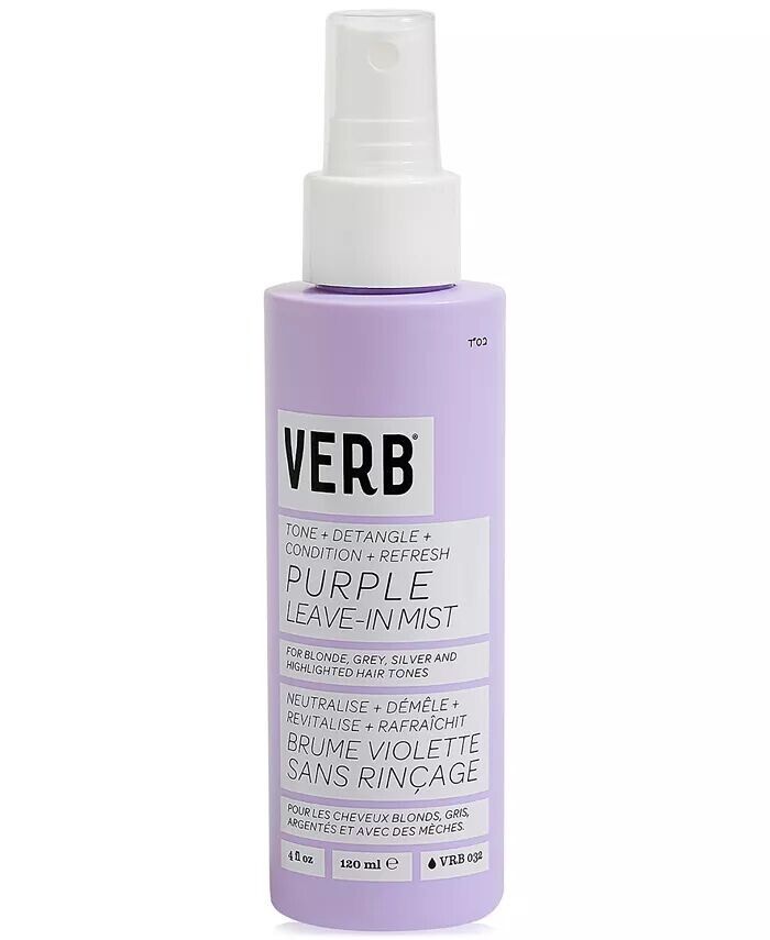 Несмываемый спрей Purple, 4 унции Verb
Несмываемый спрей Purple, 4 унции Verb