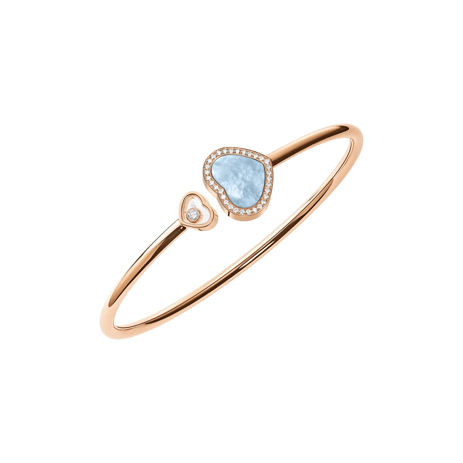 Браслет Chopard Happy Hearts - Браслет, розовое золото, бриллианты, бирюзовый перламутр
Браслет Chopard Happy Hearts - Браслет, розовое золото, бриллианты, бирюзовый перламутр