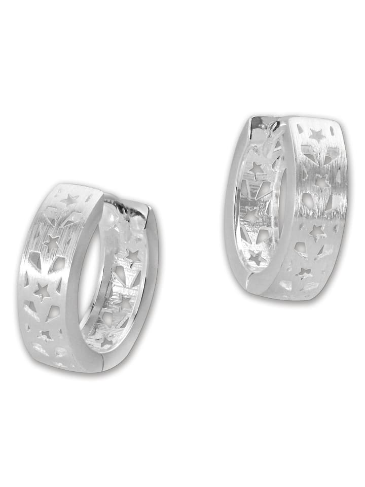 SilberDream Серьги-кольца из серебра 925 пробы для женщин, диаметр около 15 мм
SilberDream Серьги-кольца из серебра 925 пробы для женщин, диаметр около 15 мм