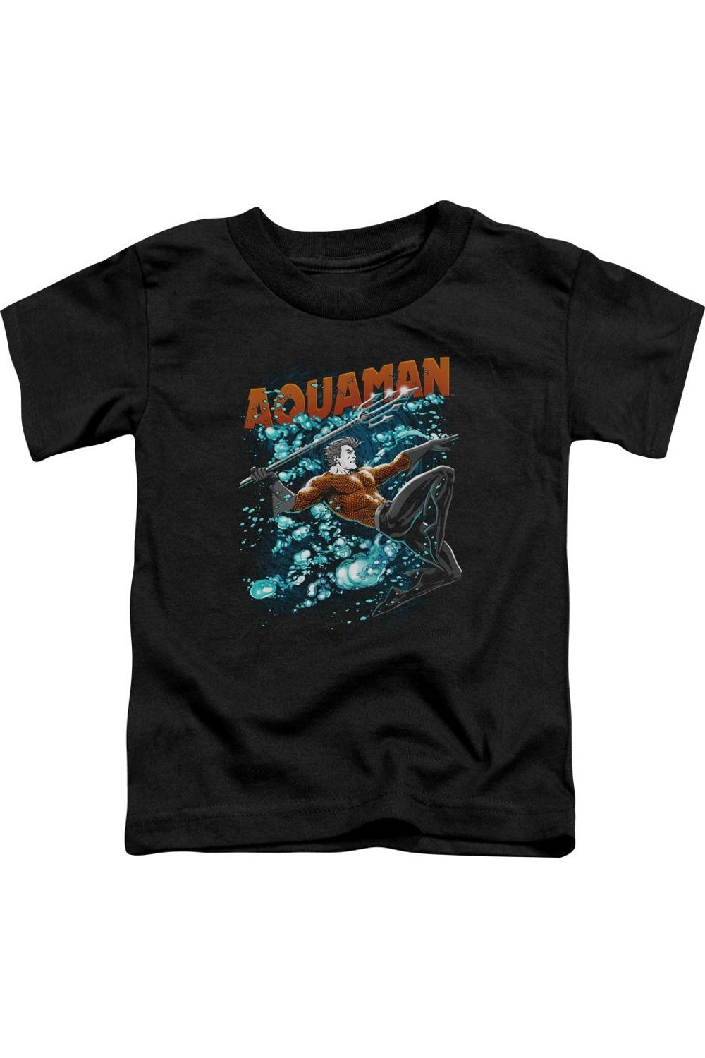 Футболка с коротким рукавом для малышей "Лига справедливости Америки: Аквамен и пузыри" Gildan, черный
Футболка с коротким рукавом для малышей "Лига справедливости Америки: Аквамен и пузыри" Gildan, черный