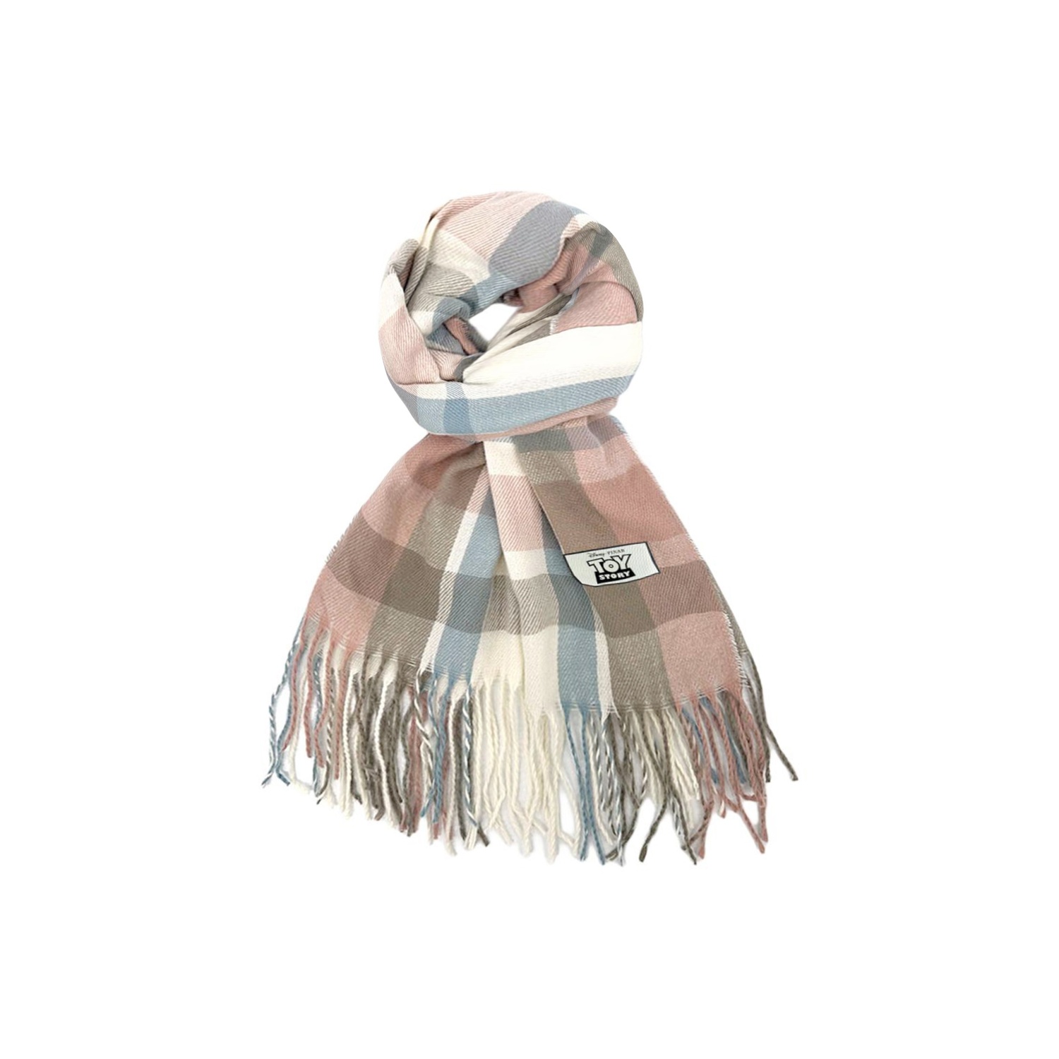 Disney Полиэстеровый вязаный шарф унисекс, Plaid Pink Beige
Disney Полиэстеровый вязаный шарф унисекс, Plaid Pink Beige