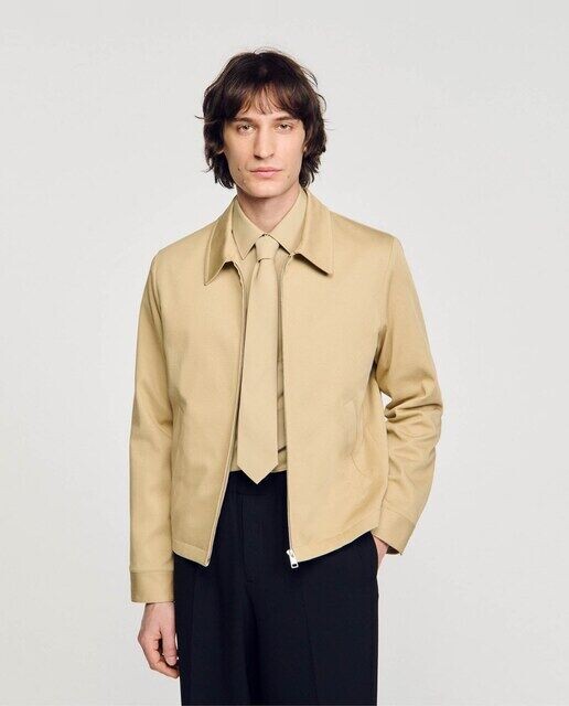 Мужская куртка на молнии Sandro, бежевый
Мужская куртка на молнии Sandro, бежевый