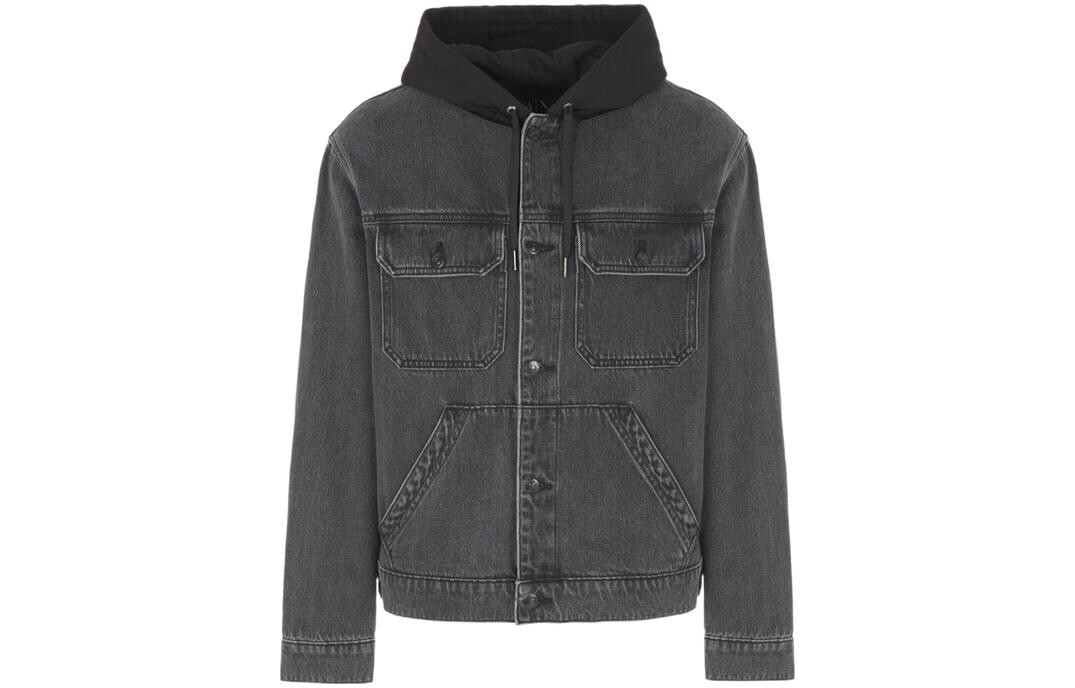 ARMANI EXCHANGE Мужская джинсовая куртка, цвет Black Denim, Черный, ARMANI EXCHANGE Мужская джинсовая куртка, цвет Black Denim
ARMANI EXCHANGE Мужская джинсовая куртка, цвет Black Denim, Черный, ARMANI EXCHANGE Мужская джинсовая куртка, цвет Black Denim