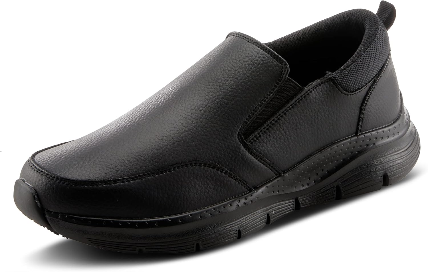 Мужские кожаные слипоны Spring Step Professional Whitaker - с амортизацией, легкие, устойчивые к маслу и скольжению, с поддержкой свода стопы и съемной стелькой, черный
Мужские кожаные слипоны Spring Step Professional Whitaker - с амортизацией, легкие, устойчивые к маслу и скольжению, с поддержкой свода стопы и съемной стелькой, черный