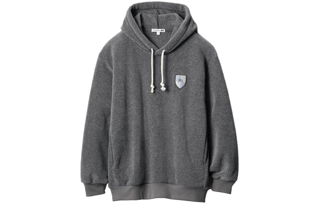 Толстовка унисекс свинцово-серая - 06 Uniqlo, серый 
Толстовка унисекс свинцово-серая - 06 Uniqlo, серый