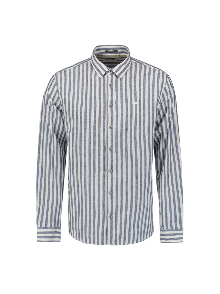 Рубашка на пуговицах классического кроя No Excess, индиго
Рубашка на пуговицах классического кроя No Excess, индиго