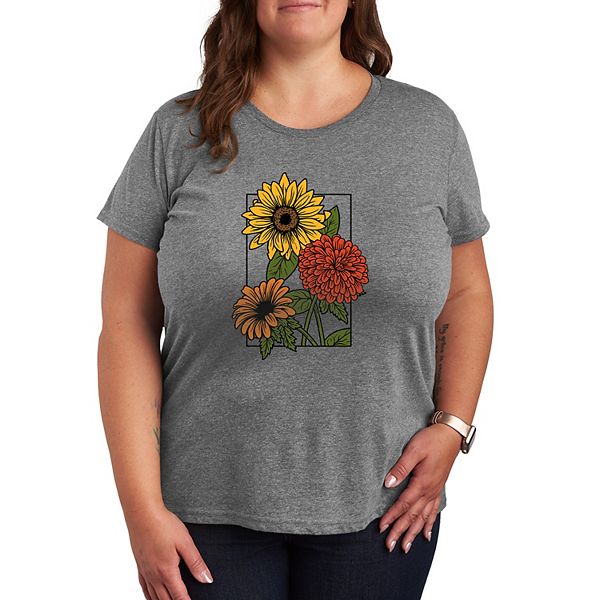 Футболка Plus size с принтом в виде осеннего букета Licensed Character, Heather Gray
Футболка Plus size с принтом в виде осеннего букета Licensed Character, Heather Gray