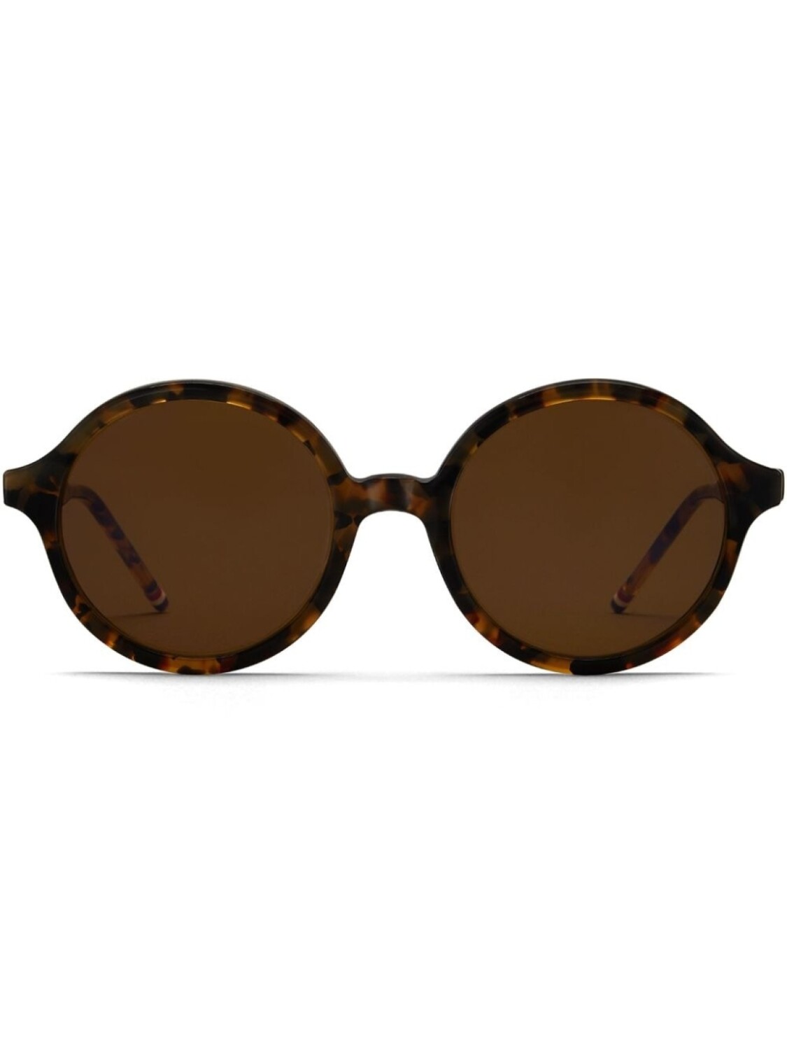 Thom Browne солнцезащитные очки в круглой оправе черепаховой расцветки, коричневый
Thom Browne солнцезащитные очки в круглой оправе черепаховой расцветки, коричневый