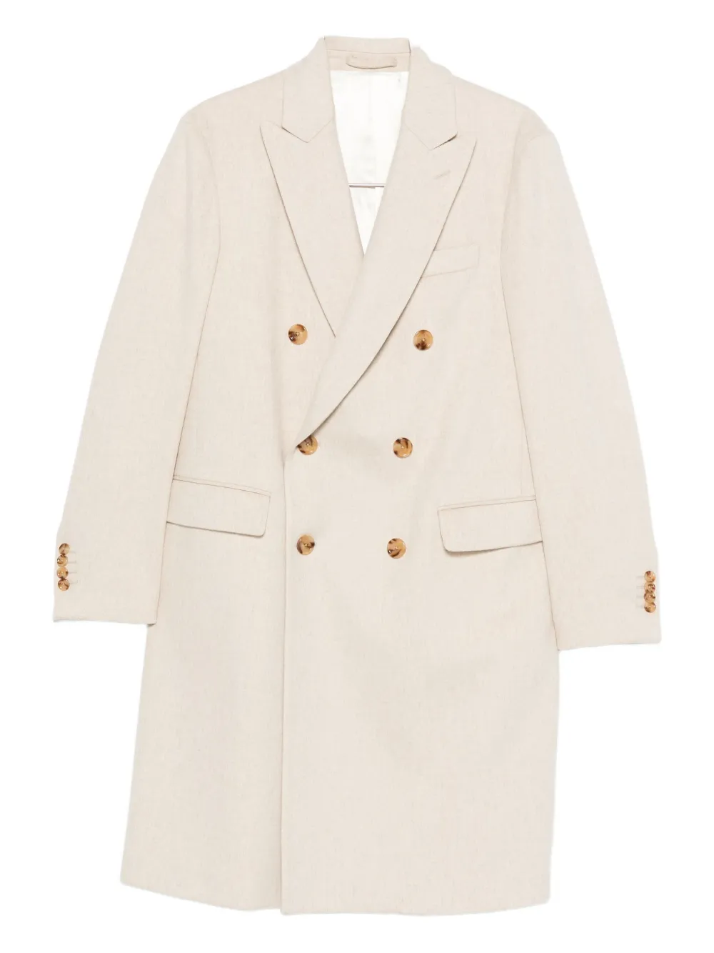 Двубортное пальто Lardini, нейтральный
Двубортное пальто Lardini, нейтральный