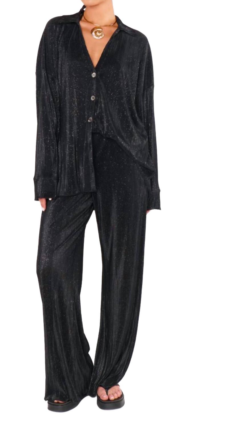 Блестящий топ черного цвета Show Me Your Mumu, черный
Блестящий топ черного цвета Show Me Your Mumu, черный