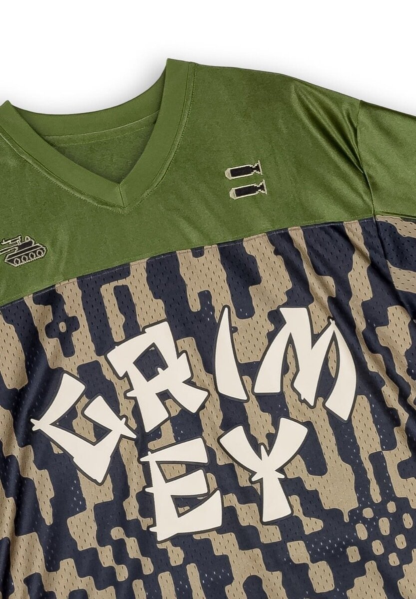 Принт на футболке Grimey, зеленый
Принт на футболке Grimey, зеленый