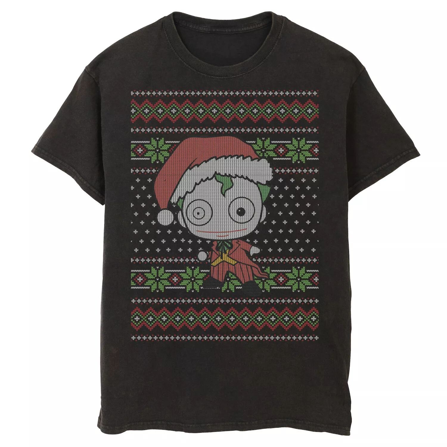Мужская футболка в рождественском стиле со свитером в стиле Chibi Joker, Black DC Comics, черный
Мужская футболка в рождественском стиле со свитером в стиле Chibi Joker, Black DC Comics, черный