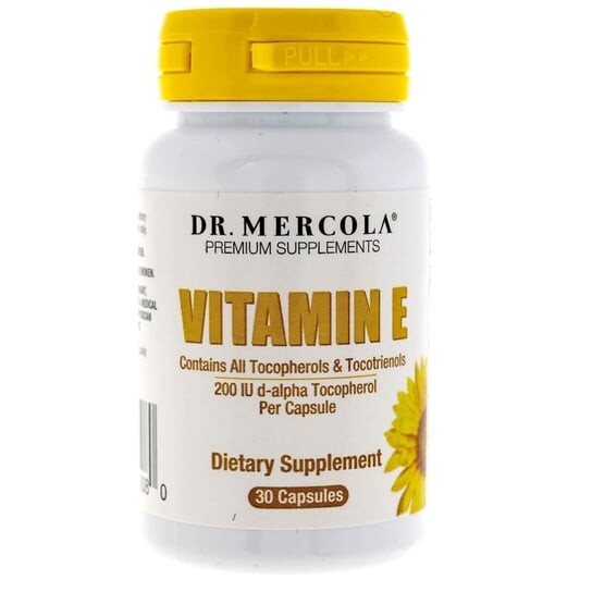 Биологически активная добавка Витамин Е Dr Mercola, 30 капсул