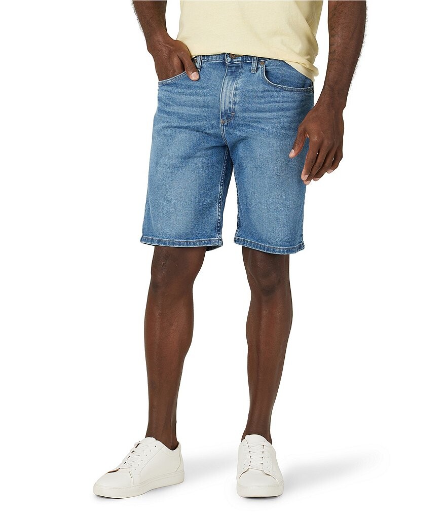 Wrangler Regular-Fit со средней посадкой 10,75Джинсовые шорты с внутренним швом, синий
Wrangler Regular-Fit со средней посадкой 10,75Джинсовые шорты с внутренним швом, синий