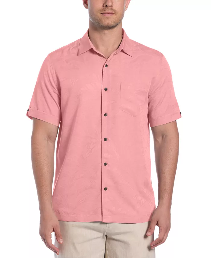 Мужская короткорукавная рубашка на пуговицах с пальмовым принтом Cubavera, розовый
Мужская короткорукавная рубашка на пуговицах с пальмовым принтом Cubavera, розовый