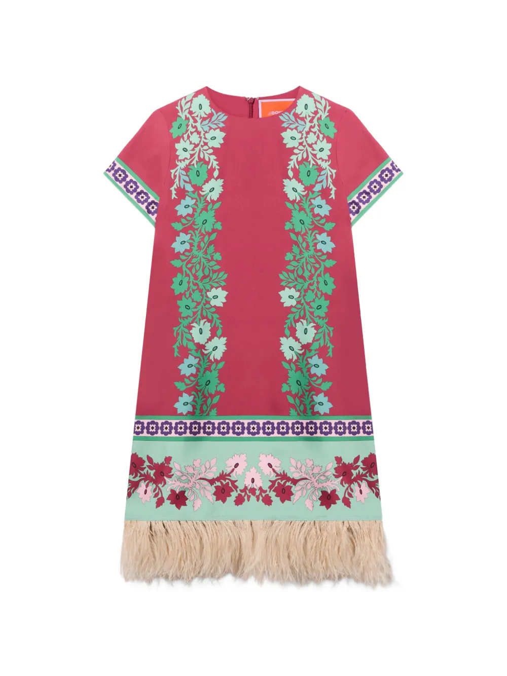 Свободное платье с цветочным принтом и бахромой La DoubleJ, красный
Свободное платье с цветочным принтом и бахромой La DoubleJ, красный