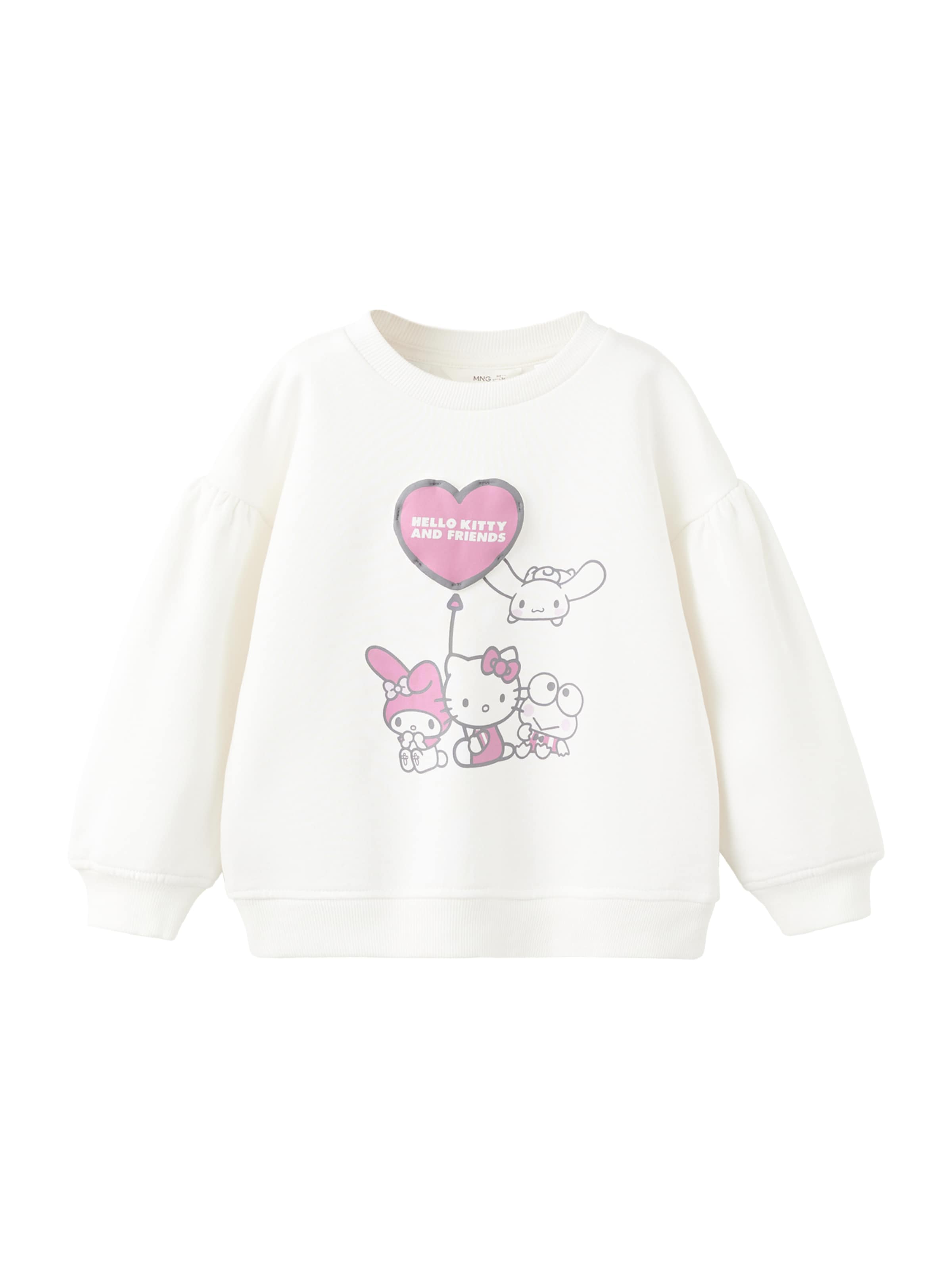 MANGO KIDS Свитшот 'HKHEART' в цвете Off White
MANGO KIDS Свитшот 'HKHEART' в цвете Off White