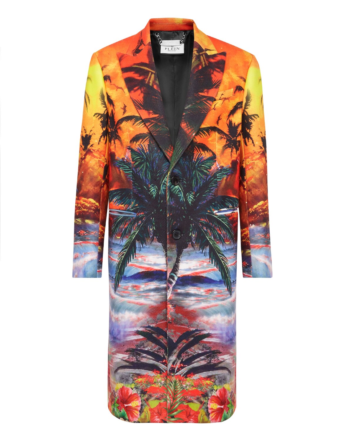 Шерстяное пальто длинное Гавайи Philipp Plein, мультиколор
Шерстяное пальто длинное Гавайи Philipp Plein, мультиколор