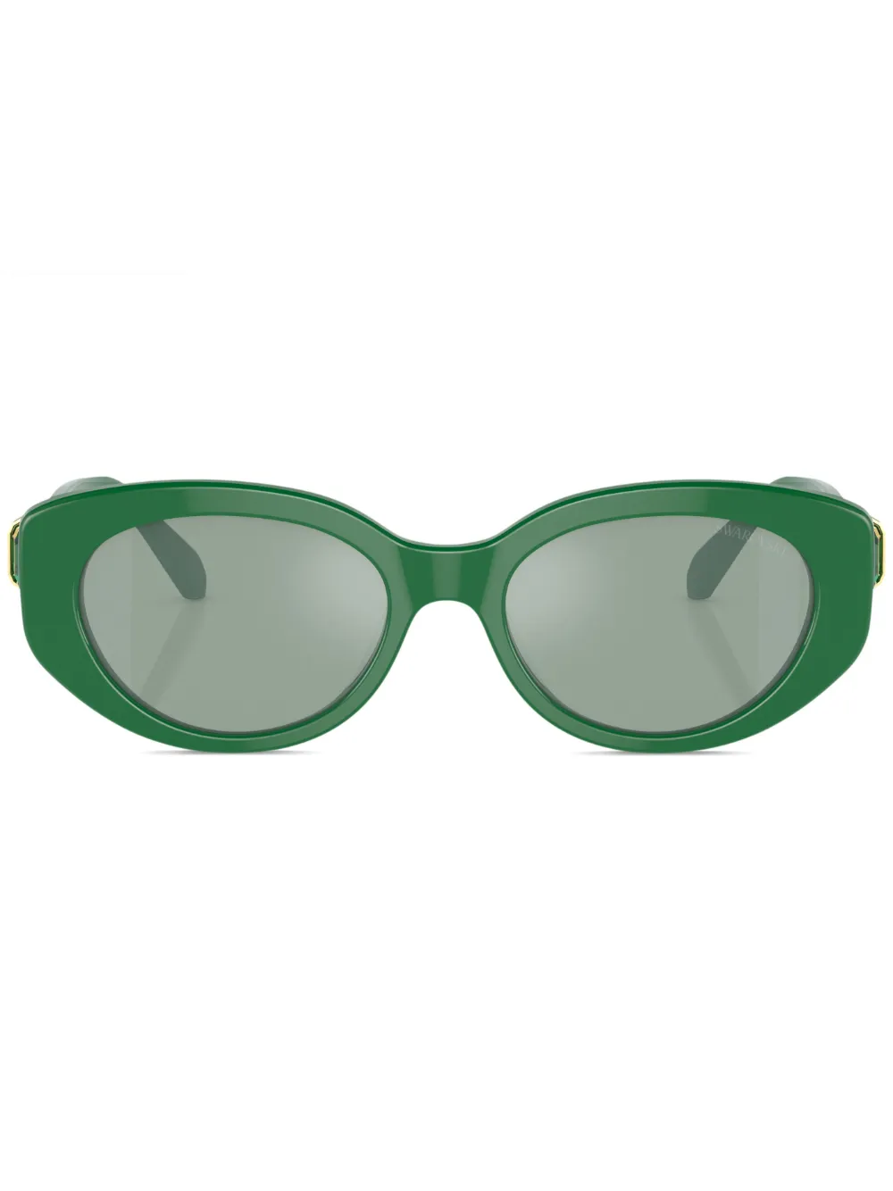 Солнцезащитные очки в круглой оправе с кристаллами Swarovski, зеленый
Солнцезащитные очки в круглой оправе с кристаллами Swarovski, зеленый