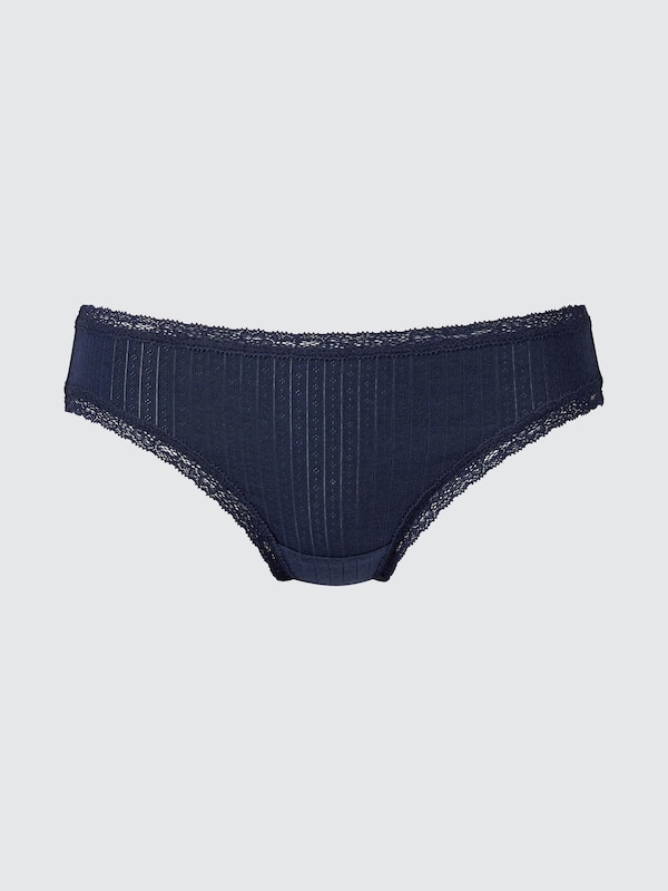 Трусы со средней посадкой, ажурная вязка Uniqlo, 69 navy
Трусы со средней посадкой, ажурная вязка Uniqlo, 69 navy