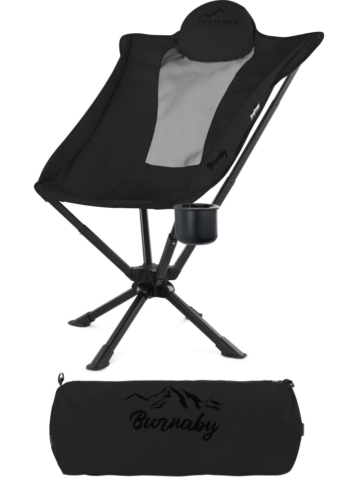 Normani Outdoor Sports Походный стул Burnaby с подстаканником, черный
Normani Outdoor Sports Походный стул Burnaby с подстаканником, черный